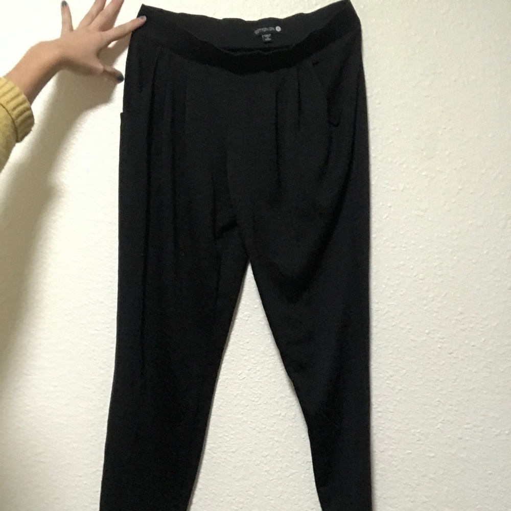 Cotton on black pants